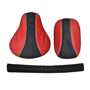 pure biking stylish design seat cover with back rest foam combo set compatible with classic 350cc 2012-2020 redamp black