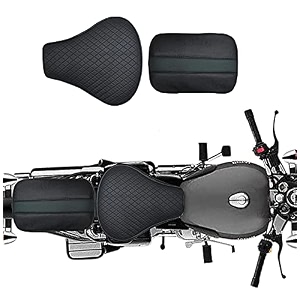 pure biking ahl motors stylish diamond cut design seat cover for re classic 350500cc deep-green with black