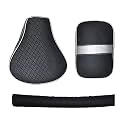 Pure Biking Stylish Diamond Stitched Seat Cover with Rear Seat Handle Foam Combo Set of Compatible with RE Classic 350/500cc (2012 to 2020)