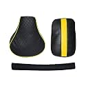 Pure Biking Seat Cover Diamond Stitched with Reat Handle Foam Combo Set of 3 Compatible with RE Classic 350/500cc (2012 to 2020)