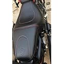 Pure Biking Faux Leather Black Cushion Seat Cover Compatible with RE Thunderbird 350X and 500X