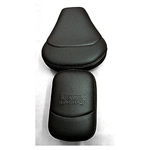 pure biking faux leather black seat cover for royal enfield classic 350500cc