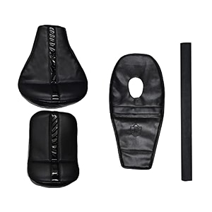 pure biking shine black seat cover with tank cover back rest foam combo compatible with re classic 350500 2012-2020