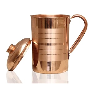 Pure Copper Tamba Water Jug 1.5 Litre