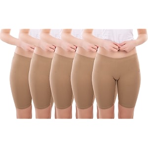 Pure Cotton Womens Cycling Shorts Pack of