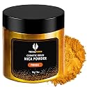 Pure Gold MICA Powder for EPOXY Resin 56G / 2OZ. JAR - TECHAROOZ 2 Tone Resin DYE Color Pigment Powder for Lip Gloss, Nails, Colorant for Bath Bombs & SOAP Making