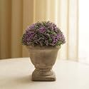 Pure Home and Living Purple Faux Plant with Pot