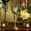 Pure Home Teal Diamond Cut Hurricane -