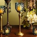 Pure Home Teal Diamond Cut Hurricane -