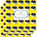 Pure Indian Candle Handmade Black Cinnamon Fragrance Solid Tea Light Candle (Pack of 75) PICTL202219