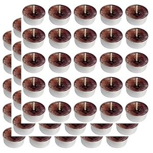 pure indian candle handmade chocolate fragrance brown mottled tea light candle pack of 75 pictl202224