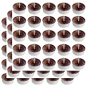 Pure Indian Candle Handmade Chocolate Fragrance Brown Mottled Tea Light Candle (Pack of 75) PICTL202224