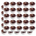 Pure Indian Candle Handmade Chocolate Fragrance Brown Mottled Tea Light Candle (Pack of 50) PICTL202223