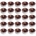 Pure Indian Candle Handmade Chocolate Fragrance Brown Mottled Tea Light Candle (Pack of 25) PICTL202222