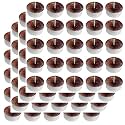 Pure Indian Candle Handmade Chocolate Fragrance Brown Mottled Tea Light Candle (Pack of 100) PICTL202225