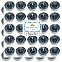 Pure Indian Candle Handmade Cinnamon Fragrance Black Mottled Tea Light Candle (Pack of 50) PICTL202213