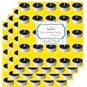 Pure Indian Candle Handmade Cinnamon Fragrance Black Solid Tea Light Candle (Pack of 100) PICTL202220