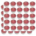 Pure Indian Candle Handmade Fresh Cut Roses Fragrance Pink (Coral) Tea Light Candle (Pack of 50) PICTL202228