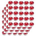 Pure Indian Candle Handmade Fresh Cut Roses Fragrance Red Mottle Tea Light Candle (Pack of 100) PICTL202280