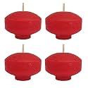 Floating Candles for Decoration, Rose Scented Nugget Candles for Home Decor, Water Bowl, Wedding, Spa, Gifting & Romantic Setup | Long Burning 8–10 Hrs | Pack of 4