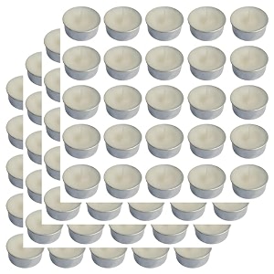 pure indian candle handmade jaismin fragrance white mottled tea light candle pack of 100 pictl202285