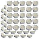 Pure Indian Candle Handmade Jaismin Fragrance White Mottled Tea Light Candle (Pack of 75) PICTL202284