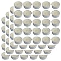 Pure Indian Candle Handmade Jaismin Fragrance White Mottled Tea Light Candle (Pack of 100) PICTL202285