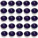 Pure Indian Candle Handmade Lavender Fragrance Purple Solid Tea Light Candle (Pack of 25) PICTL202262