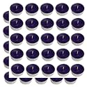 Pure Indian Candle Handmade Lavender Fragrance Purple Solid Tea Light Candle (Pack of 50) PICTL202263