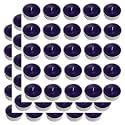 Pure Indian Candle Handmade Lavender Fragrance Purple Solid Tea Light Candle (Pack of 75) PICTL202264