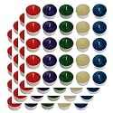 Pure Indian Candle Handmade Multi Fragrance Multi Tea Light Candle (Pack of 100) PICTL202255