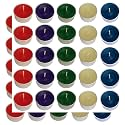 Pure Indian Candle Handmade Multi Fragrance Multi Tea Light Candle (Pack of 50) PICTL202253