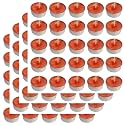 Pure Indian Candle Handmade Pomelo Fragrance Orange Mottled Tea Light Candle (Pack of 100) PICTL202260