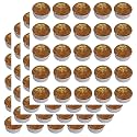 Pure Indian Candle Handmade Sandalwood Amber Fragrance Golden Glitter Tea Light Candle (Pack of 100) PICTL202235