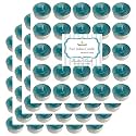 Pure Indian Candle || Handmade Scented Candle || Evergreen Forest Fragrance Candle || Aqua Mottled Tea Light Candle || Burn Time 4 hrs Each Candle (Pack of 100) PICTL202210