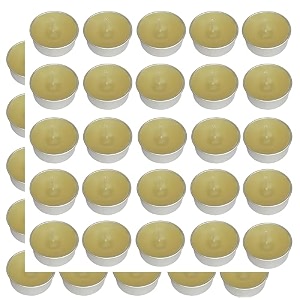 pure indian candle handmade vanilla fragrance ivory solid tea light candle pack of 50 pictl202248