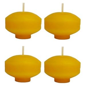 floating candles for decoration vanilla scented nugget candles for home decor water bowl spa amp gifting  long burning 810 hrs  pack of 4