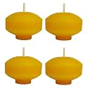 Floating Candles for Decoration, Vanilla Scented Nugget Candles for Home Decor, Water Bowl, Spa & Gifting | Long Burning 8–10 Hrs | Pack of 4