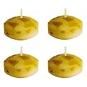 Floating Candles for Decoration, Citronella Camphor Scented Nugget Candles for Home Decor, Water Bowl, Outdoor, Spa & Gifting | Long Burning 8–10 Hrs | Pack of 4