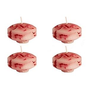 handpoured rose scented floating candle 10 hrs burn time