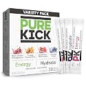 PURE KICK Energy and Hydrate Singles To Go Drink Mix, 0.11 Ounce (Pack of 180)