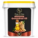 PURE N DESI Cold Pressed Groundnut Oil Wood Pressed Unrefined 5L