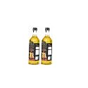 PURE N DESI Cold Pressed Groundnut Oil Wood Pressed 1L Pack of 2