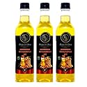 PURE N DESI Cold Pressed Groundnut Oil Wood Pressed 1L Pack of 3