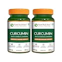 Pure Nutrition Curcumin C3 Complex Supplement - 120 Caps (60x2) | Anti Inflammation Turmeric Supplements 760mg with Black Pepper, Piperine, Amla & Sunthi | High Absorption Inflammatory Support (760mg)
