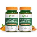 Pure Nutrition Curcumin Supplements with Piperine | Turmeric Supplement for Joint, Immune &amp; Inflammation Support | Curcumin Tablets for Daily Wellness | Anti Inflammation Supplements - 60 Tablets (Pack of 2 )