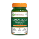 Pure Nutrition Magnesium Glycinate with Zinc for