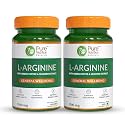 Pure Nutrition L-Arginine 1500mg - 120 Veg Capsules (60x2) | With Green Coffee, Seaweed &amp; Beetroot Extract | Boosts Muscle Growth, Stamina, Heart Health &amp; Blood Circulation | Energy &amp; Endurance Supplement for Men 