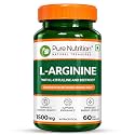 Pure Nutrition L Arginine Capsules 1500 mg | L-Arginines Supplements For Man | L Arginine L Citrulline Combo Improves Oxygen Flow with Caffeine &amp; Beetroot Extract | Energy &amp; Endurance Supplement for Men &amp; Women - 