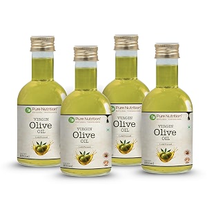 pure nutrition raw cold pressed virgin olive oil 1000ml 250mlx4  100 pure amp edible ideal for dressing amp garnishing drizzling on salads amp sauteed vegetables  good for skin amp hair
